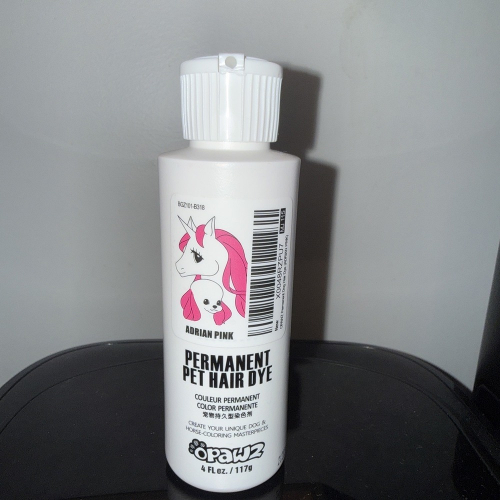 OPAWZ Permanent Dog Hair Dye, Pet Dye Safely Used by Adrian Pink